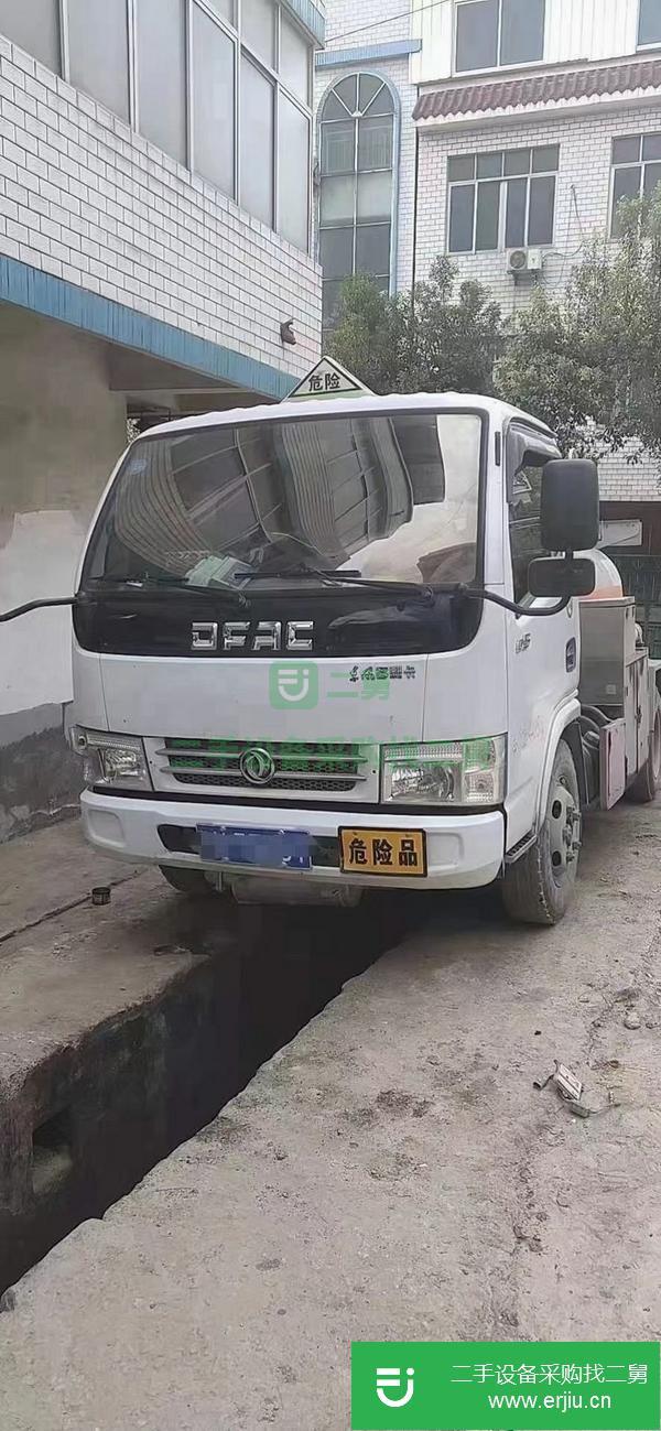 湖北出售二手藍牌2噸加油車帶加油機
