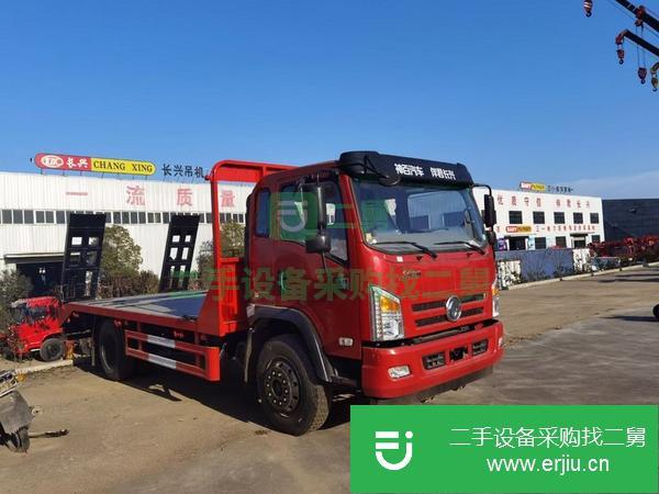 湖北出售二手東風(fēng)160馬力平板運輸車