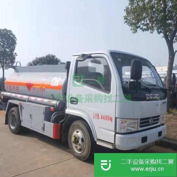 河南出售二手東風多利卡2噸藍牌國五油罐車