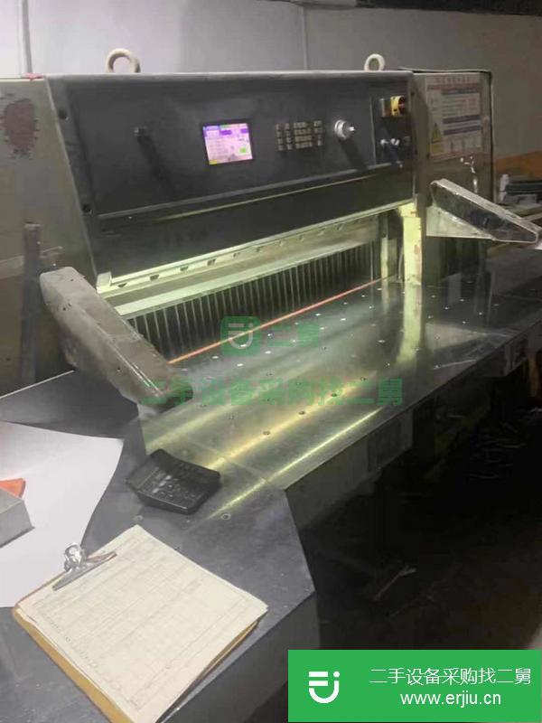 山東出售二手華岳1300程控切紙機