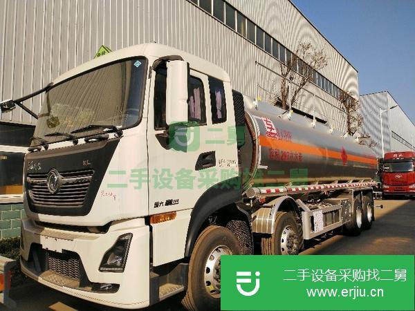 重慶出售二手29.7方東風天龍350發動機油罐車20噸國六