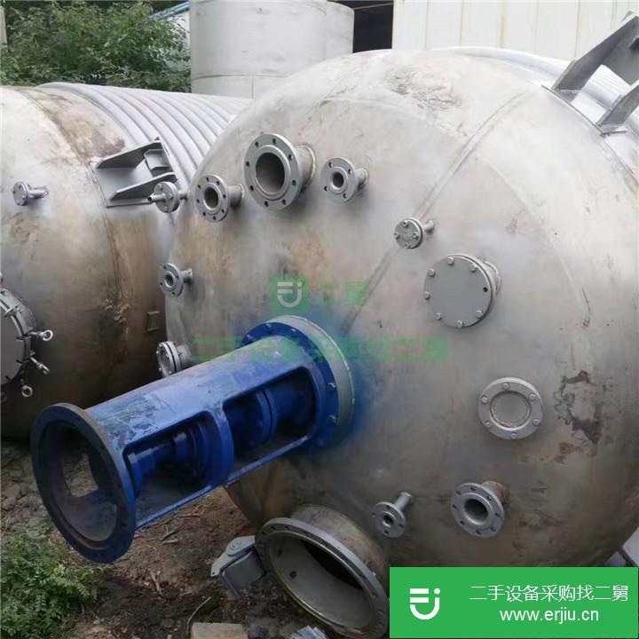山東出售二手5000升不銹鋼反應釜