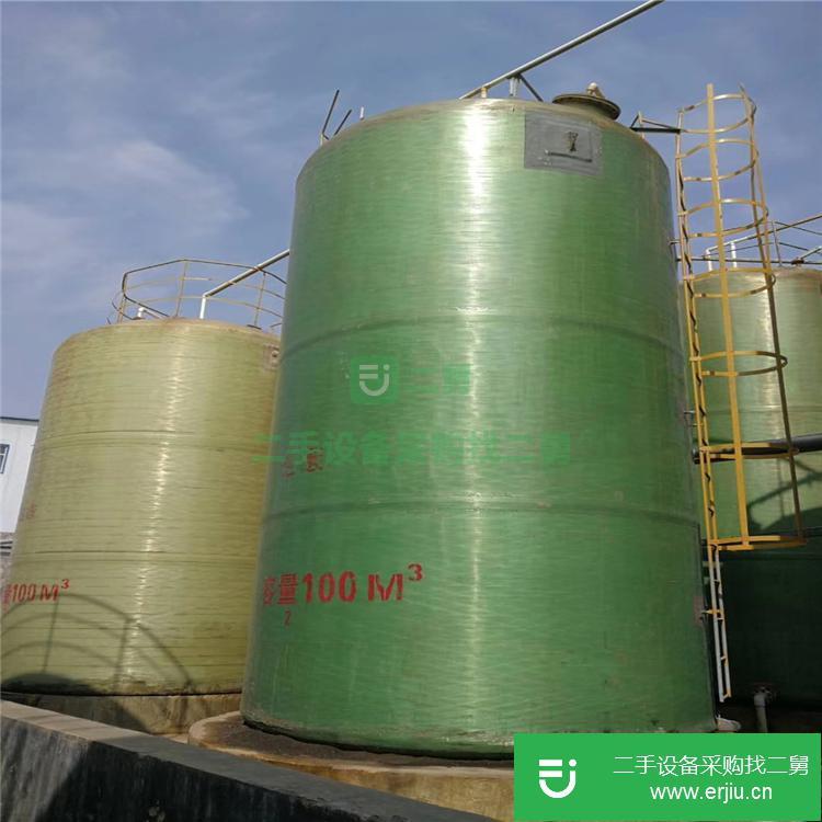 山東出售二手立式10噸不銹鋼儲罐