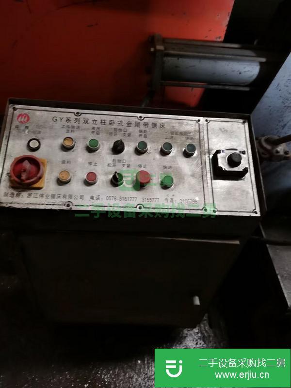 河南出售二手GY42100供臥式金屬帶鋸床