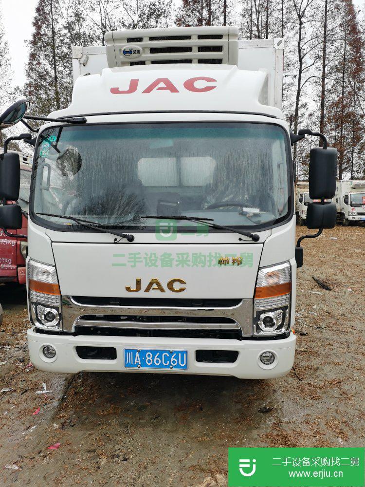 四川出售二手江淮帥鈴152馬力國(guó)五冷藏車