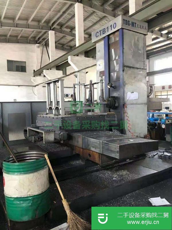 浙江出售二手天通吉成CTB110數控臥式銑鏜床