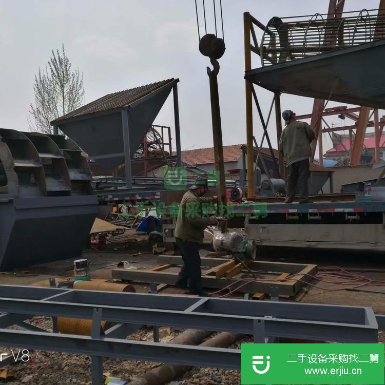 山東出售二手全自動移動洗砂機