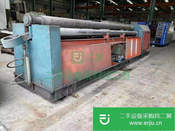 浙江出售二手8x5米四輥卷板機電鍍輥
