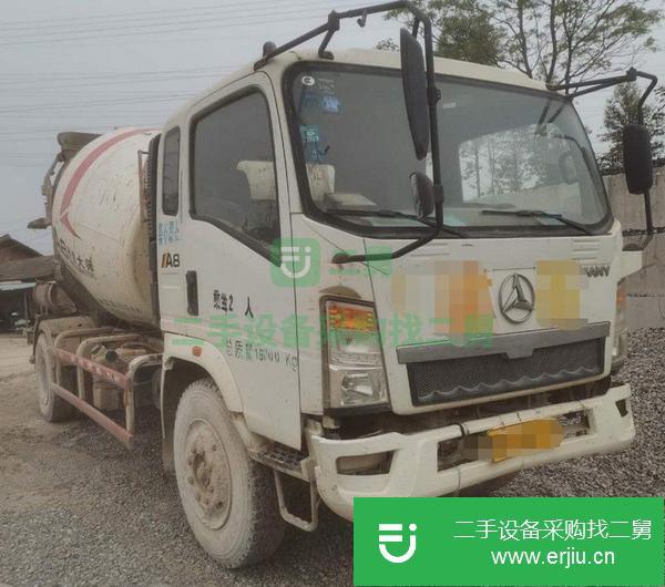 廣西出售二手三一單橋5方攪拌車