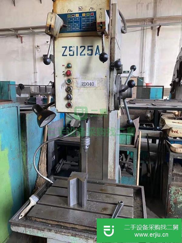 浙江出售二手湖北Z5125A立式鉆床