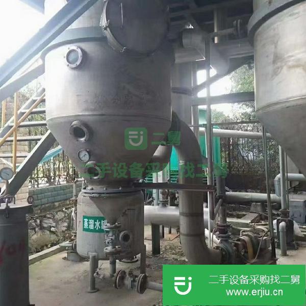 山東出售二手3效兩噸強制循環鈦材蒸發器