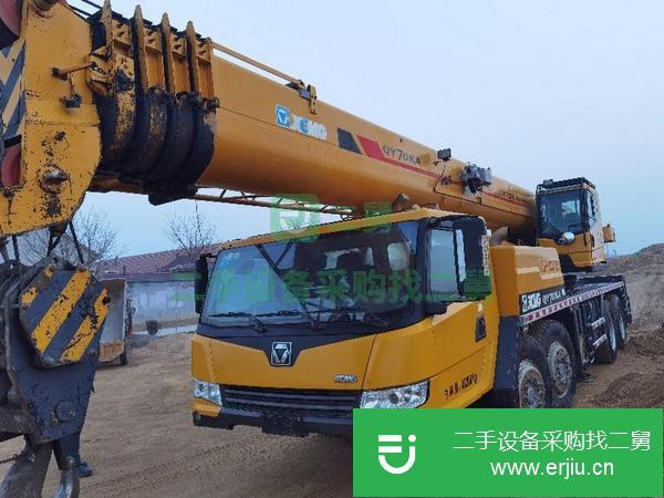 山東出售二手徐工50KA國四五節臂43.5米吊車手續齊全
