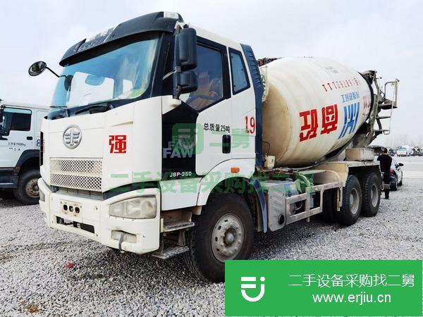 江西出售國四解放14方攪拌車 手續齊全包提檔過戶