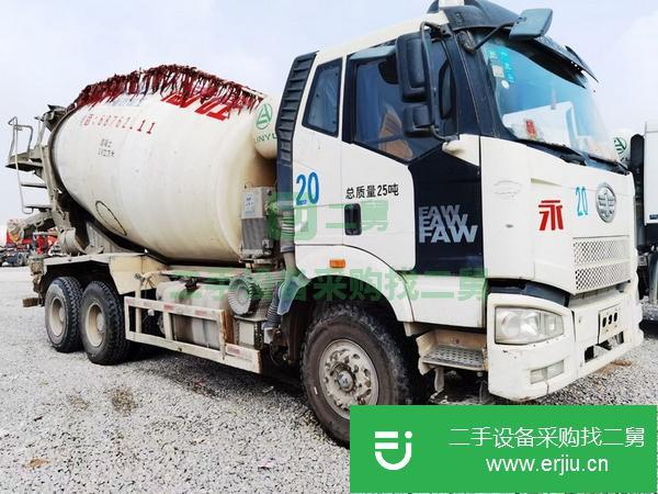 江西出售國四解放14方攪拌車 手續齊全包提檔過戶