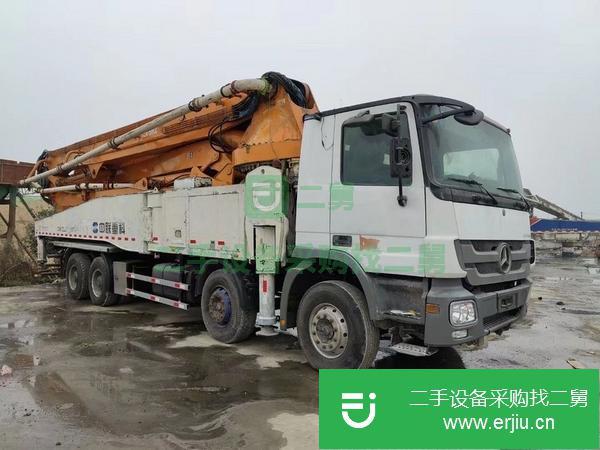 湖南出售二手12年中聯奔馳52米泵車