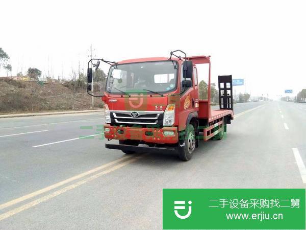山東出售二手重汽豪曼黃牌平板運(yùn)輸車