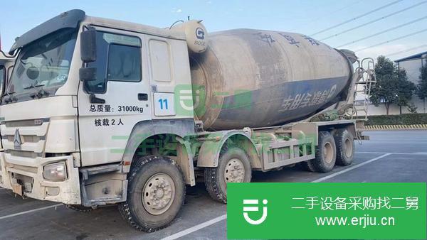 河南出售二手豪沃攪拌車國五排放大20方