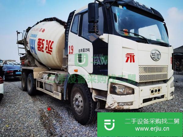 江西出售國四解放14方攪拌車 手續齊全包提檔過戶