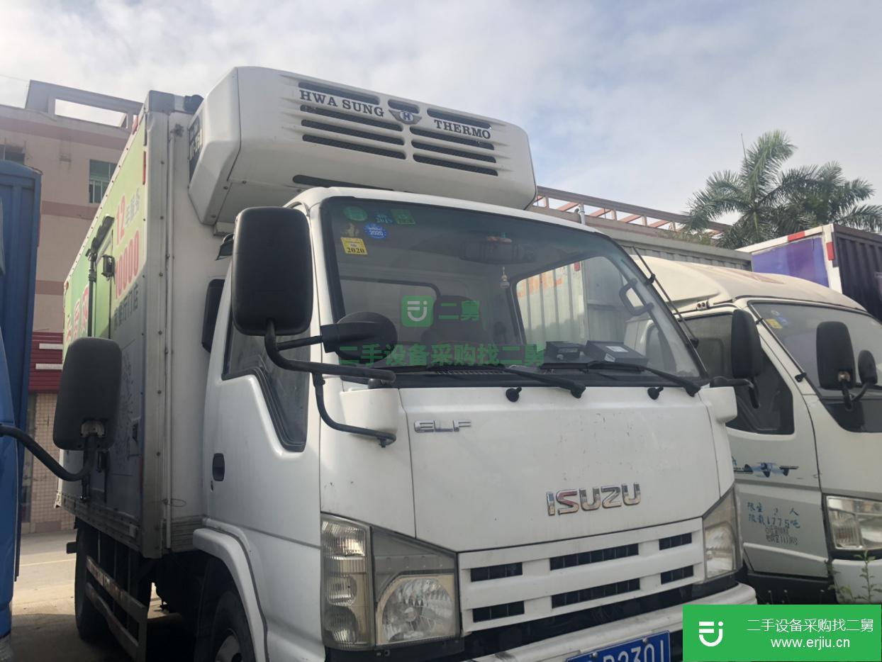 廣東出售二手慶鈴98馬力國五冷藏車