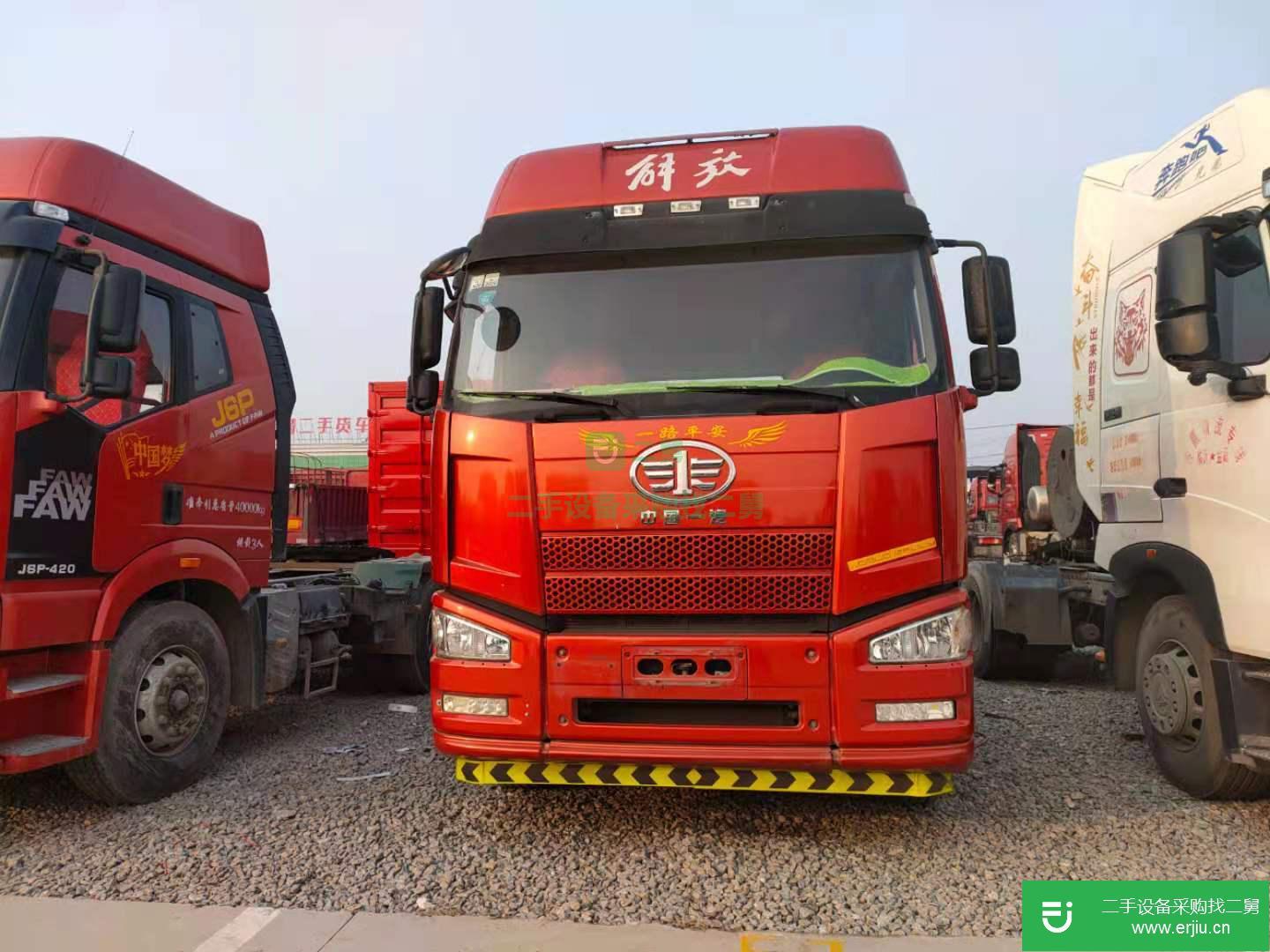山東出售二手一汽解放J6P420馬力國五牽引車