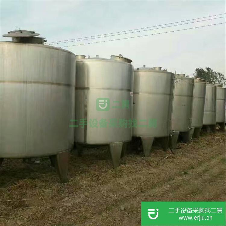 山東出售二手封閉式不銹鋼儲罐