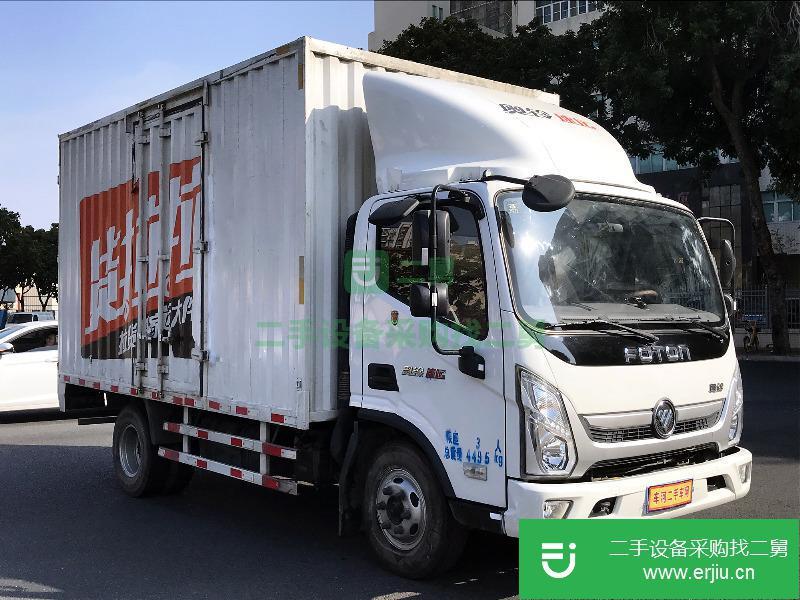 廣東出售二手福田奧鈴150馬力國五箱式貨車