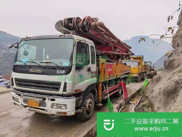云南出售二手五十鈴46米泵車手續齊全