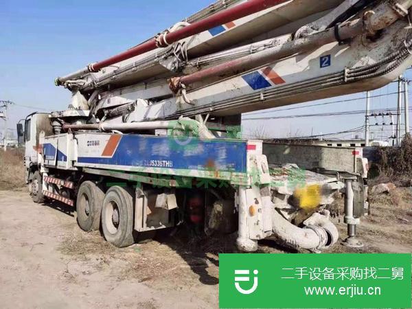 湖南出售二手中聯47米雙油泵大排量泵車車輛手續齊全