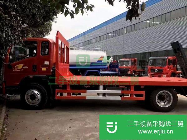 山東出售二手重汽豪沃國五平板運輸車