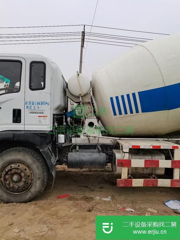 上海出售二手國四王牌混凝土攪拌車7方帶全險