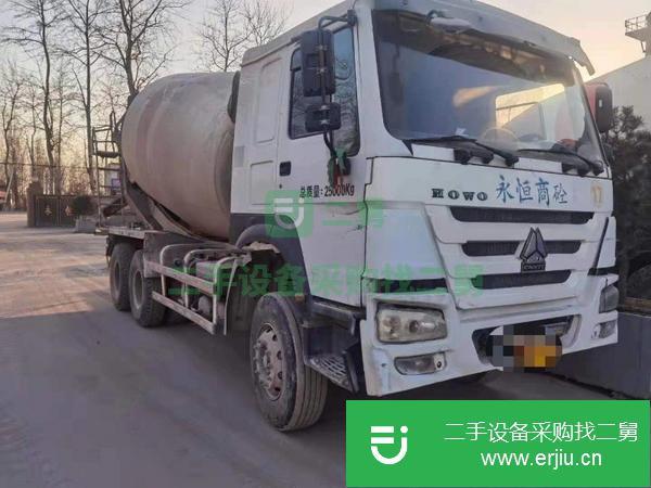 河北出售豪沃攪拌車，三一上裝大12方國四、手續齊全