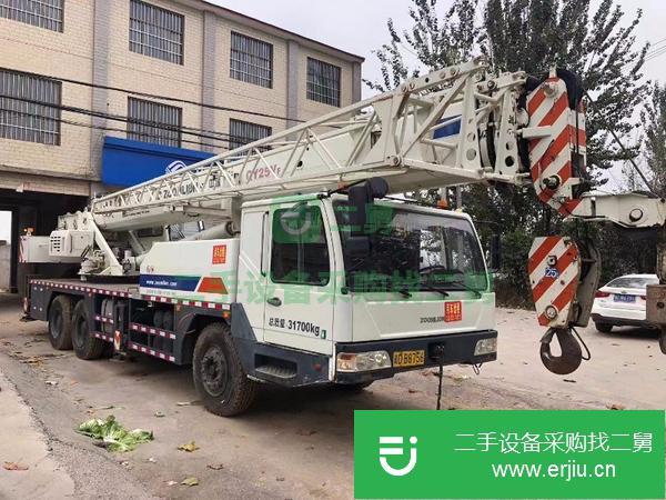 河南出售二手中聯(lián)重科QY25V5五節(jié)39.5米主臂國四吊車車況精品,協(xié)議過戶