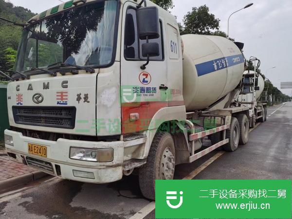 湖南出售二手華菱大12方攪拌車國(guó)四排放悍馬345馬力