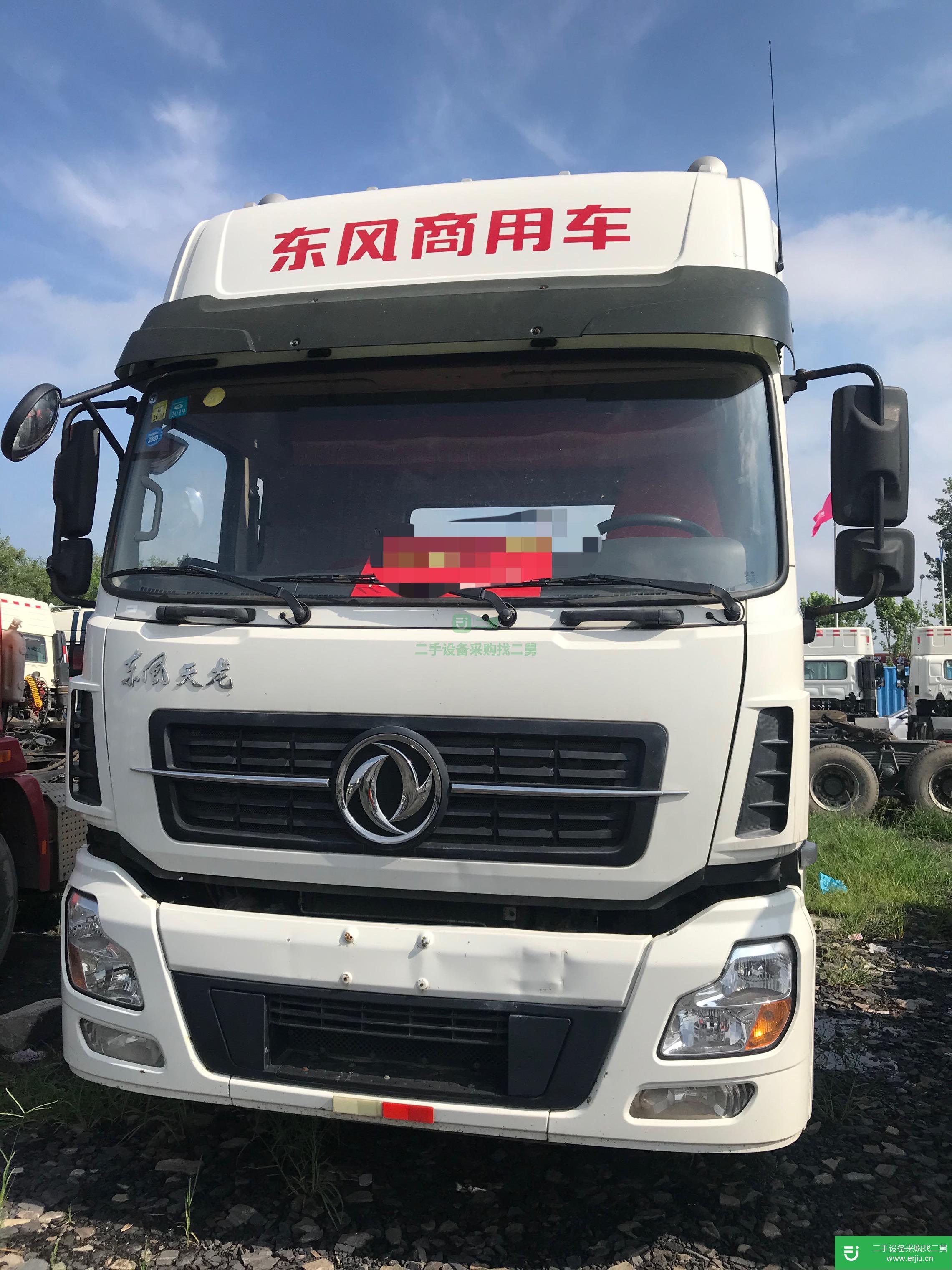 山東出售二手東風天龍340馬力牽引車