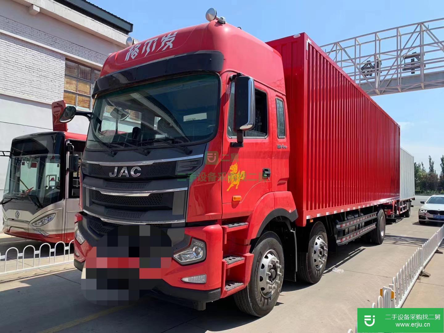 上海出售二手江淮格爾發240馬力國五箱式貨車