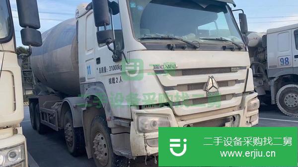 河南出售二手豪沃攪拌車國五排放大20方