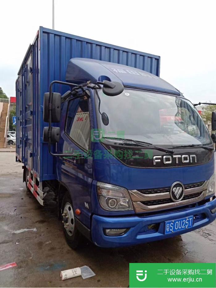 廣東出售二手福田奧鈴145馬力國五箱式貨車