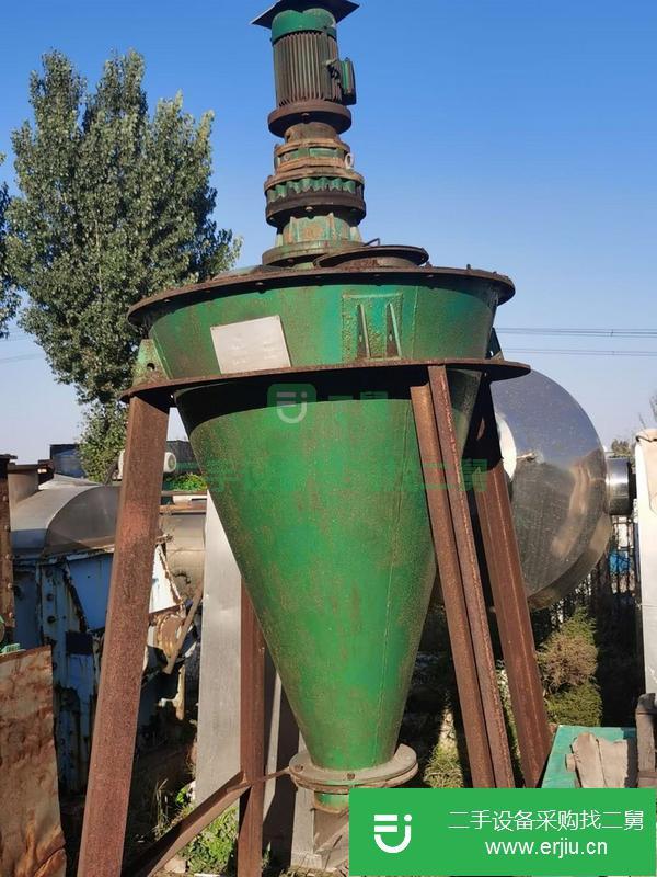 河北出售二手1000升雙螺旋錐型混合機
