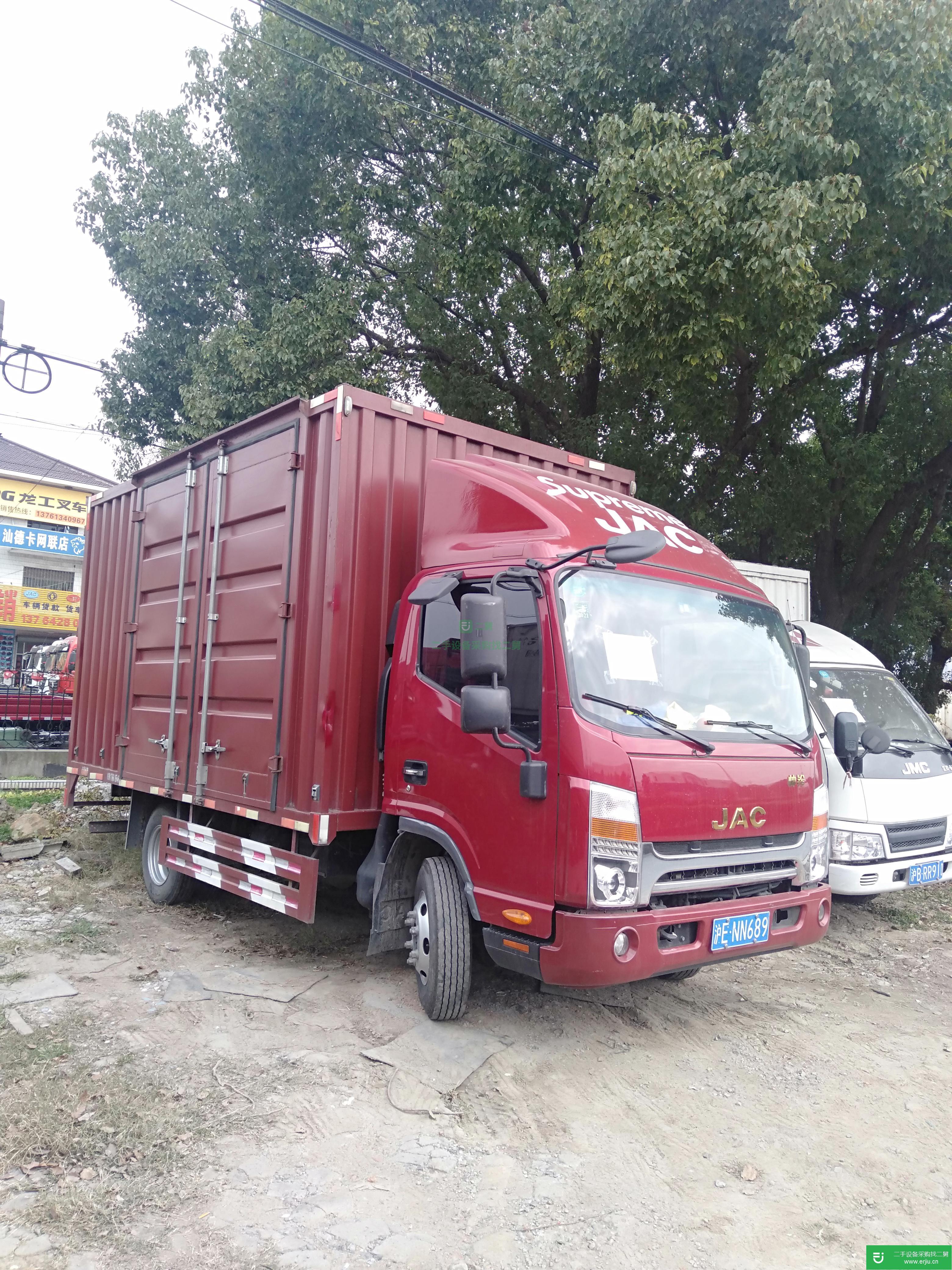 上海出售二手江淮帥鈴156馬力國五箱式貨車