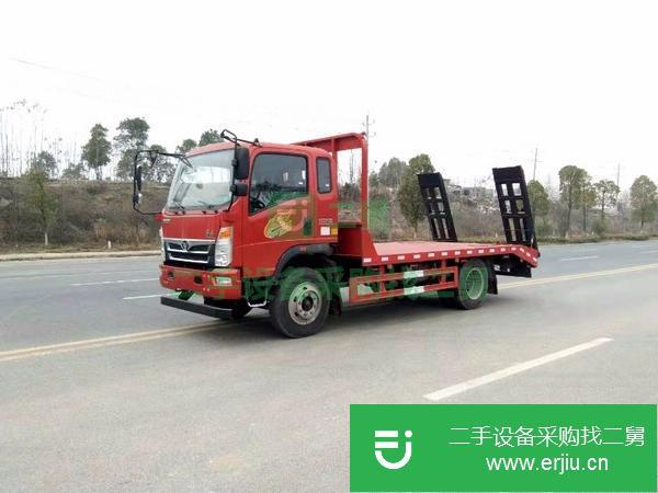 山東出售二手重汽豪曼黃牌平板運(yùn)輸車