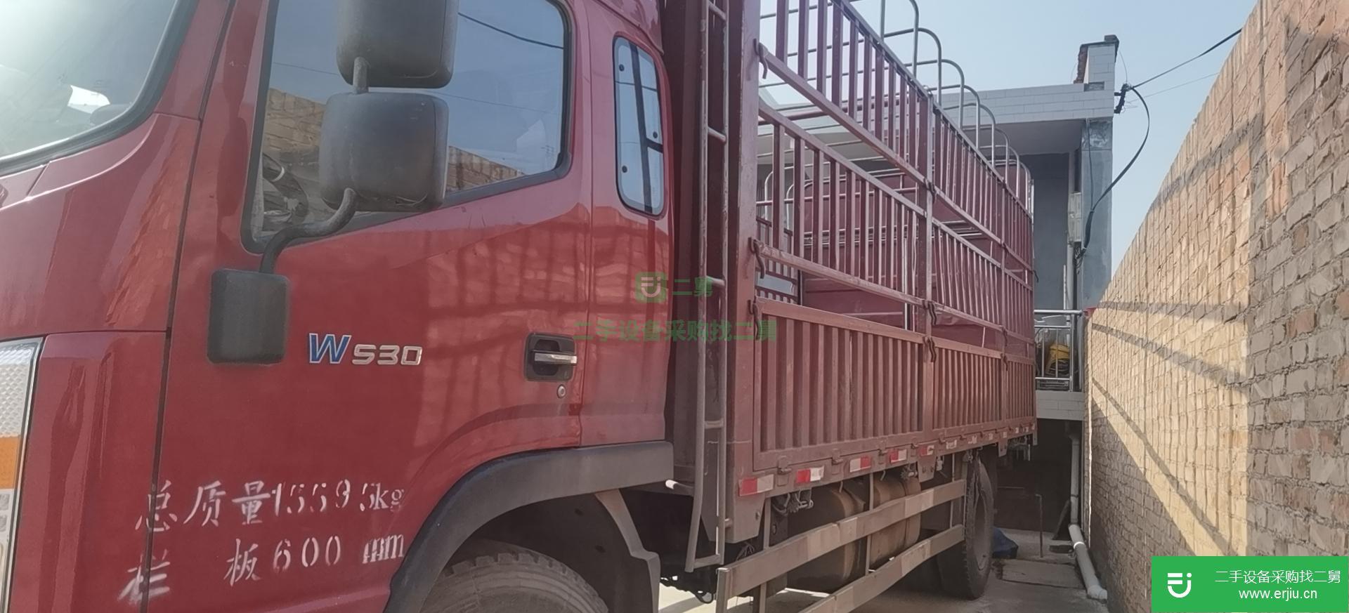 陜西出售二手江淮帥鈴190馬力倉柵式載貨車