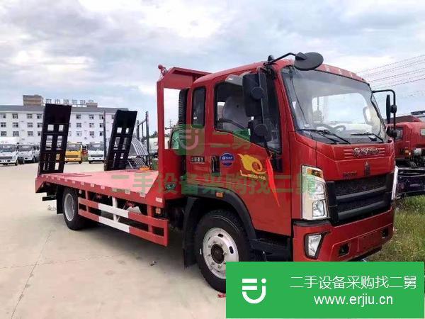 山東出售二手重汽豪沃國五平板運輸車