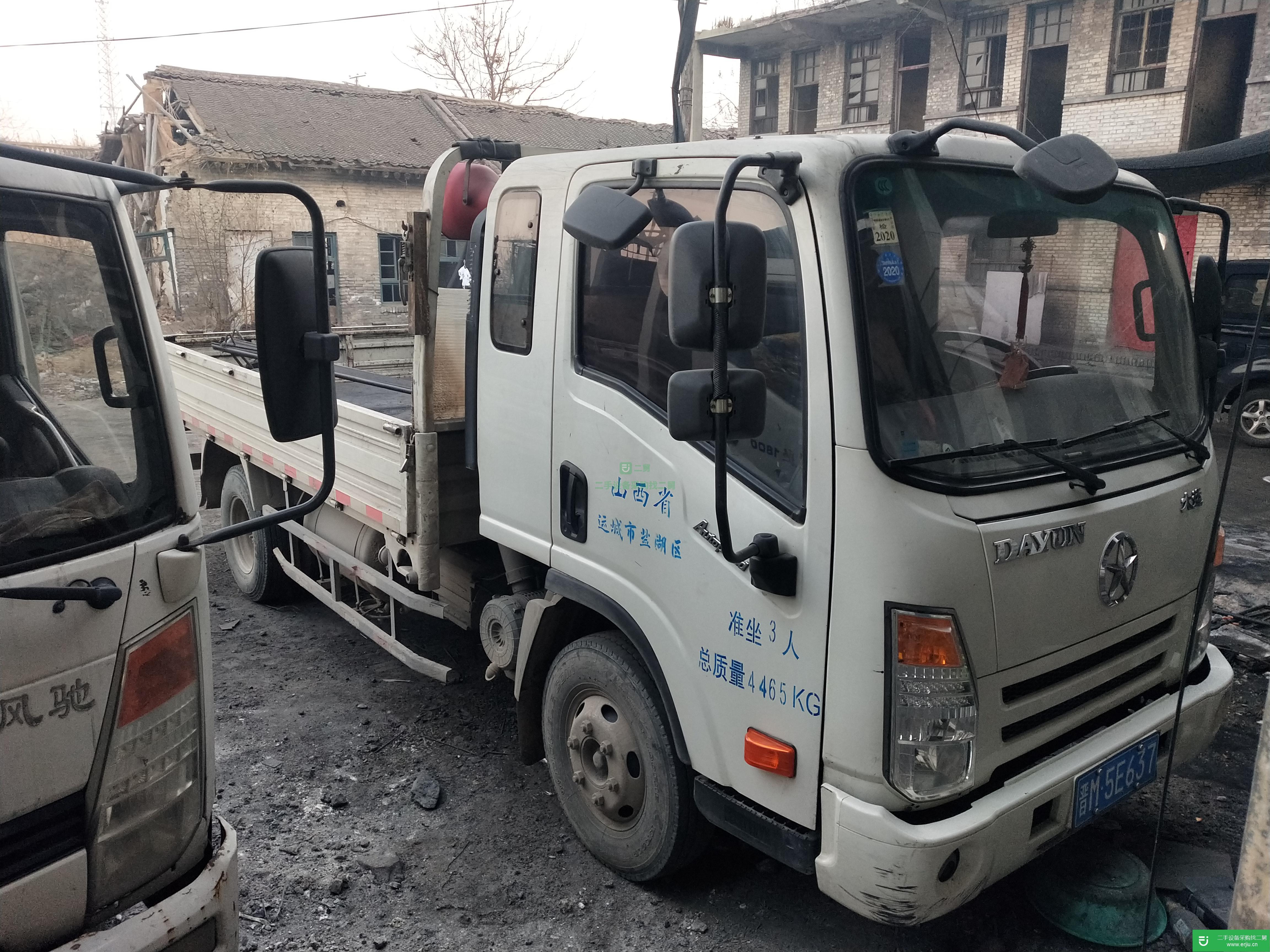 山西出售二手大運輕卡120馬力國四載貨車