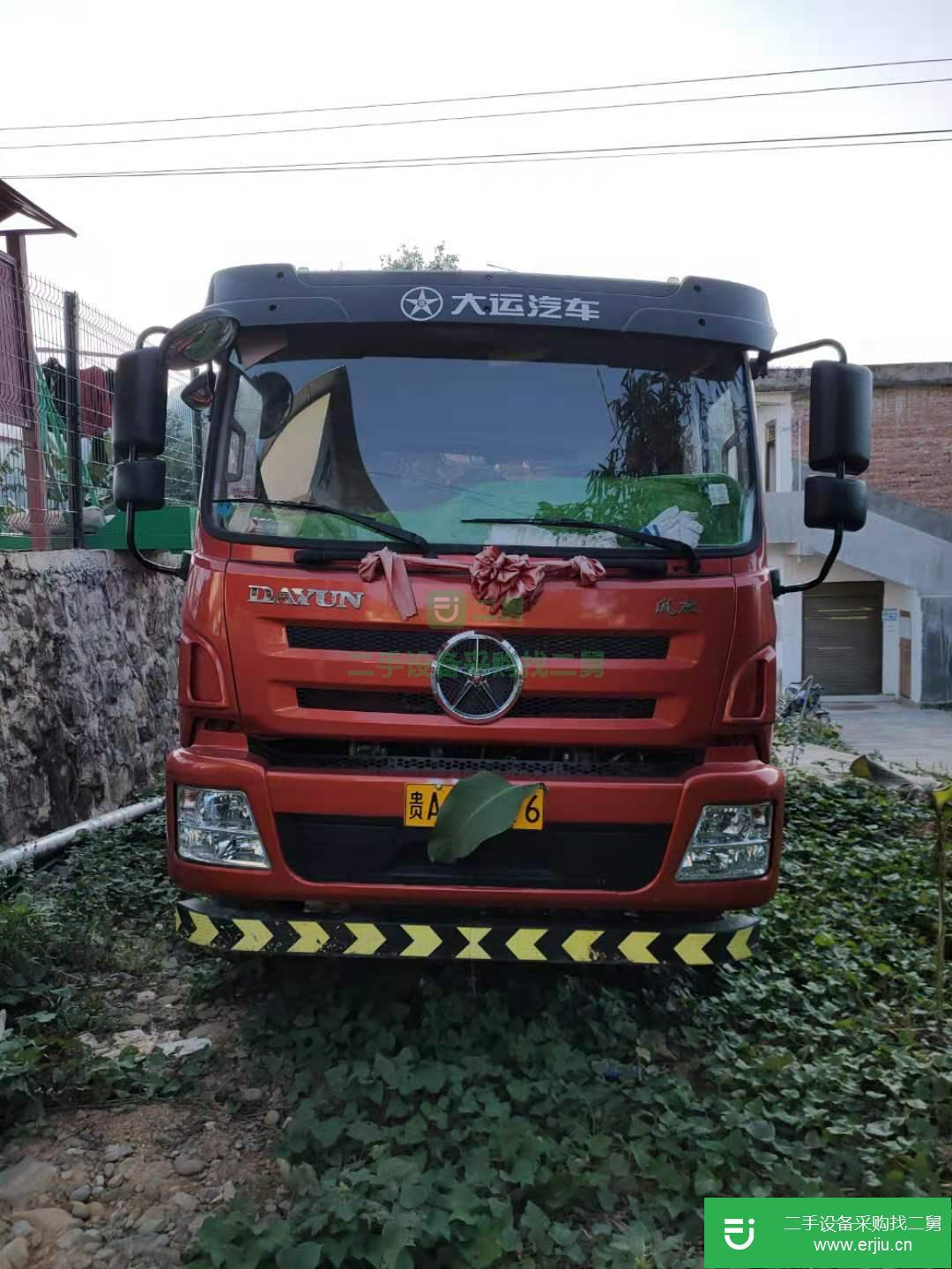 貴州出售二手大運重卡118馬力國五自卸車