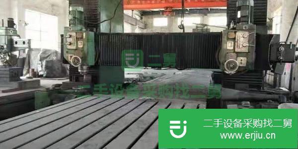 內蒙古出售二手包頭重型2x8米龍門銑床