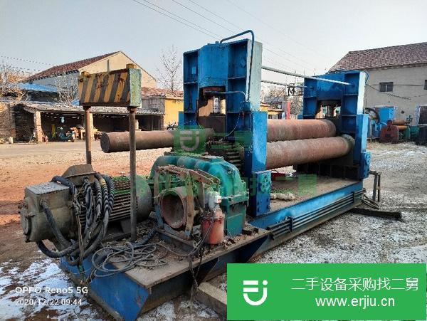 安徽出售二手實(shí)心閑置W11-30*2500液壓全自動(dòng)卷板機(jī)
