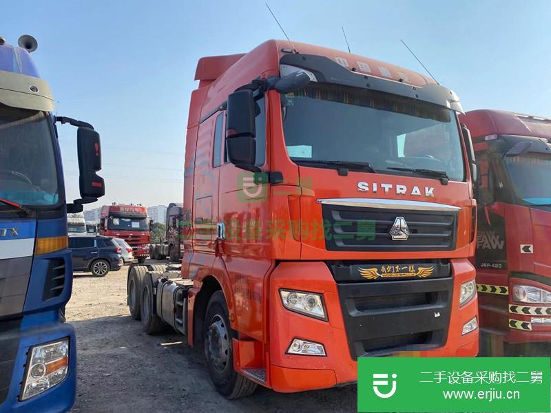 江西出售二手重汽汕德卡540馬力國(guó)五牽引車