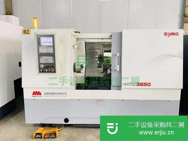 江蘇出售二手沈陽HTC3650數(shù)控斜軌車床