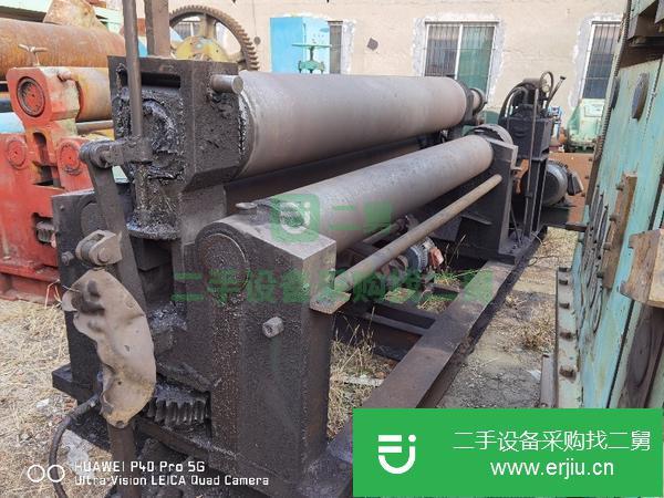 上海出售二手實(shí)心W11-25*2500工地用機(jī)械自動(dòng)卷板機(jī)