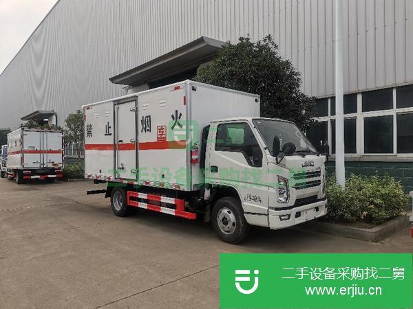河北出售二手江鈴國六4米2危險品廂式運輸車